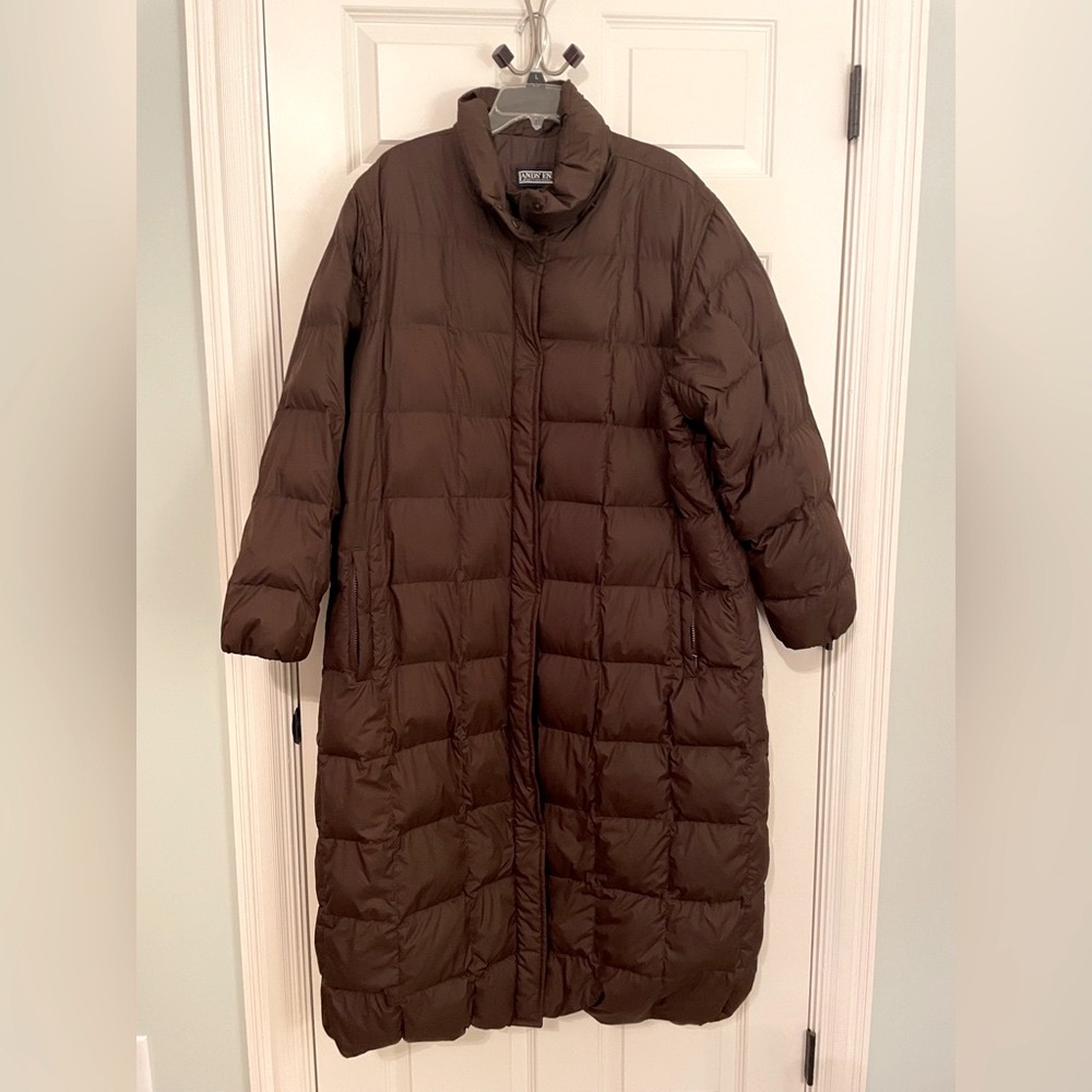 Lands End full length winter coat women’s 2X